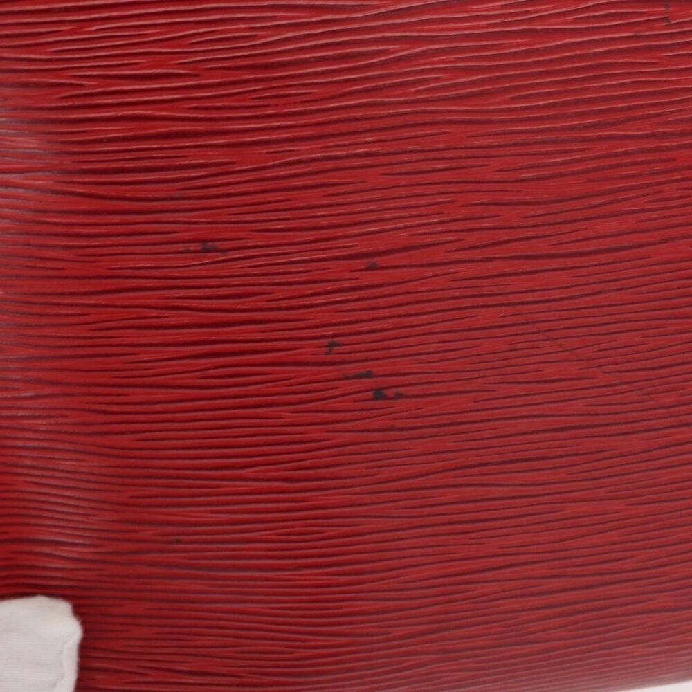 Authentic LOUIS VUITTON Epi Petit Noe Shoulder Bag Red M44107 LV - Picture 13 of 16